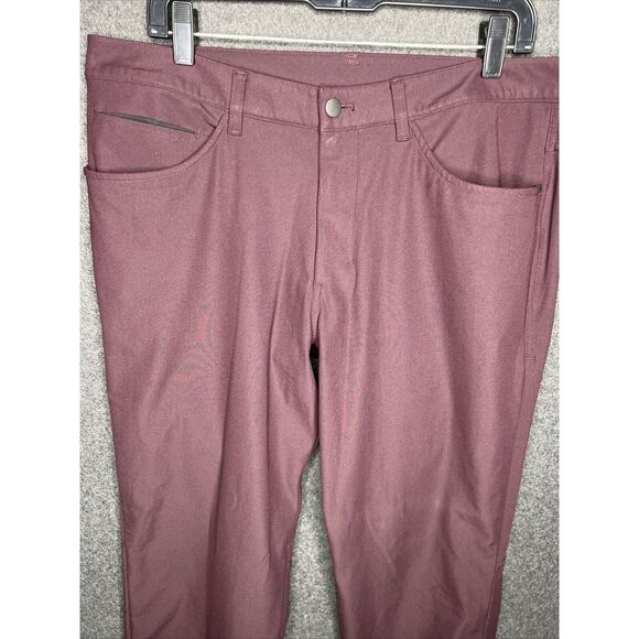 Lululemon ABC Pant Classic *34" Maroon Size 34 Athletic - Picture 5 of 13